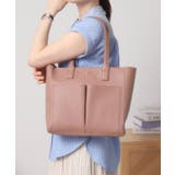 ピンク(072) | バッグイン付A4トート | ITS'DEMO