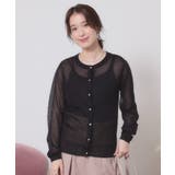 【定番人気/手洗い可/M・L展開】ラメクルーカーデ | ITS'DEMO | 詳細画像5