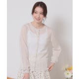 オフホワイト(003) | 【定番人気/手洗い可/M・L展開】ラメクルーカーデ | ITS'DEMO