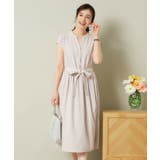 麻調合繊ワンピース＜ラク服シリーズ＞ | ITS'DEMO | 詳細画像5 
