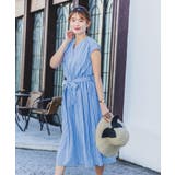 麻調合繊ワンピース＜ラク服シリーズ＞ | ITS'DEMO | 詳細画像1 