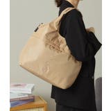 ベージュ(052) | 【2WAY】高密度バルーン10Pトート | ITS'DEMO