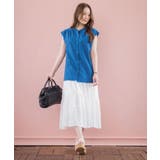 【清涼感／手洗い可】麻調前開きブラウス | ITS'DEMO | 詳細画像2 