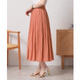 【手洗い可／ウエストゴム】サテンプリーツスカート | ITS'DEMO | 詳細画像18 