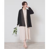 【手洗い可】異素材切替着流しカーディガン | ITS'DEMO | 詳細画像11 