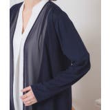 【手洗い可】異素材切替着流しカーディガン | ITS'DEMO | 詳細画像21 