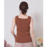 【手洗い可】ニットスクエアタンク | ITS'DEMO | 詳細画像15 