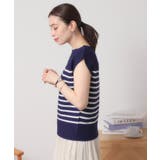 【清涼感／洗濯機OK】フレンチスリーブニット | ITS'DEMO | 詳細画像16 