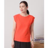 【清涼感／洗濯機OK】フレンチスリーブニット | ITS'DEMO | 詳細画像24 