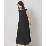 【清涼感／手洗い可】麻調メッシュワンピース | ITS'DEMO | 詳細画像4 