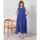 【清涼感／手洗い可】麻調メッシュワンピース | ITS'DEMO | 詳細画像10 