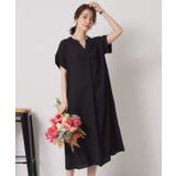 【接触冷感／手洗い可】強撚スラブスキッパーワンピース | ITS'DEMO | 詳細画像2 