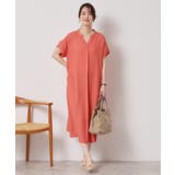 【接触冷感／手洗い可】強撚スラブスキッパーワンピース | ITS'DEMO | 詳細画像15 