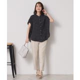 【接触冷感／手洗い可】ショルダータックブラウス | ITS'DEMO | 詳細画像18 