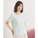 【接触冷感／洗濯機OK】フロッキープリントTシャツ | ITS'DEMO | 詳細画像14 