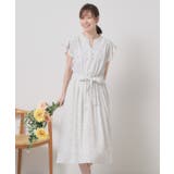 【手洗い可】フリル袖ブラウジングワンピース | ITS'DEMO | 詳細画像10 