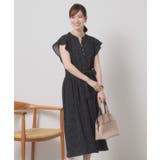 【手洗い可】フリル袖ブラウジングワンピース | ITS'DEMO | 詳細画像14 