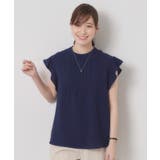 【接触冷感/手洗い可】フリル袖ブラウス | ITS'DEMO | 詳細画像5