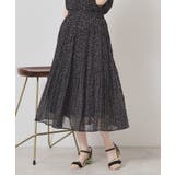 ブラック(119) | 【手洗い可／ウエストゴム】楊柳プリーツスカート | ITS'DEMO