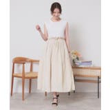 【ウエストゴム／洗濯機OK】異素材コンビワンピース | ITS'DEMO | 詳細画像3 