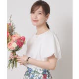 【手洗い可】パール調飾り付きパフ袖プルオーバー | ITS'DEMO | 詳細画像6