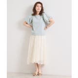 【手洗い可】パール調飾り付きパフ袖プルオーバー | ITS'DEMO | 詳細画像11