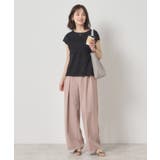 【吸水速乾 手洗い可 洗濯後しわになりにくい】カットミラノフロントレーストップス | ITS'DEMO | 詳細画像9 