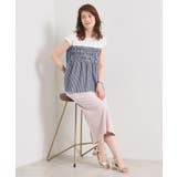 【手洗い可】ストライプビスチェ風トップス | ITS'DEMO | 詳細画像11 