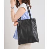 ブラック(019) | 【A4対応】三層タックトート | ITS'DEMO