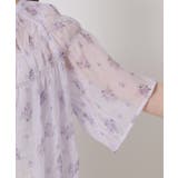 【手洗い可】花柄楊柳ブラウス | ITS'DEMO | 詳細画像18