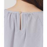 【清涼感／手洗い可】サッカーストライプブラウス | ITS'DEMO | 詳細画像21 