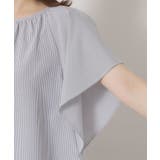 【清涼感／手洗い可】サッカーストライプブラウス | ITS'DEMO | 詳細画像22 