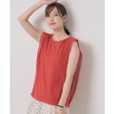 レッド(061) | 【洗濯機OK】ショルダーレースプルオーバー | ITS'DEMO