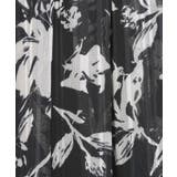 【手洗い可／後ろウエストゴム】ラメスト単色花柄スカート | ITS'DEMO | 詳細画像12 