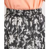 【手洗い可／後ろウエストゴム】ラメスト単色花柄スカート | ITS'DEMO | 詳細画像17 