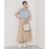 【洗濯機OK】シャーリング小花ブラウス | ITS'DEMO | 詳細画像6 