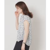 【洗濯機OK】シャーリング小花ブラウス | ITS'DEMO | 詳細画像18 