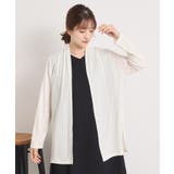 【手洗い可】シアー着流しカーディガン | ITS'DEMO | 詳細画像3
