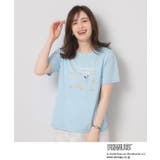 サックスブルー(090) | PEANUTS別注Tシャツ | ITS'DEMO