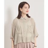 【手洗い可】シアー短丈シャツ | ITS'DEMO | 詳細画像13 