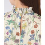 【手洗い可／セットアップ可】ラメストライプ花柄ブラウス | ITS'DEMO | 詳細画像20 