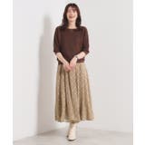 【手洗い可／ウエストゴム】シアーチェックフレアスカート | ITS'DEMO | 詳細画像6 