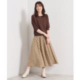 【手洗い可／ウエストゴム】シアーチェックフレアスカート | ITS'DEMO | 詳細画像7 