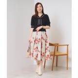 【手洗い可】花柄シャンタンスカート | ITS'DEMO | 詳細画像5 