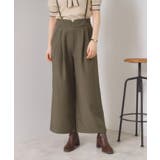 【手洗い可／セットアップ可】サス付きワイドパンツ | ITS'DEMO | 詳細画像11 