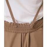 【手洗い可／セットアップ可】サス付きワイドパンツ | ITS'DEMO | 詳細画像23 