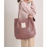 ピンク(072) | 【A4対応】合皮ハンドルタックトート | ITS'DEMO