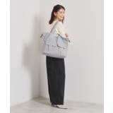 【8ポケット／A4対応】撥水Wポケットドロストトート | ITS'DEMO | 詳細画像2 