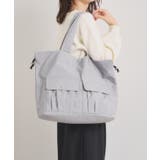 グレー(012) | 【8ポケット／A4対応】撥水Wポケットドロストトート | ITS'DEMO