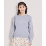 【手洗い可】ロゴ刺繍ニット | ITS'DEMO | 詳細画像13